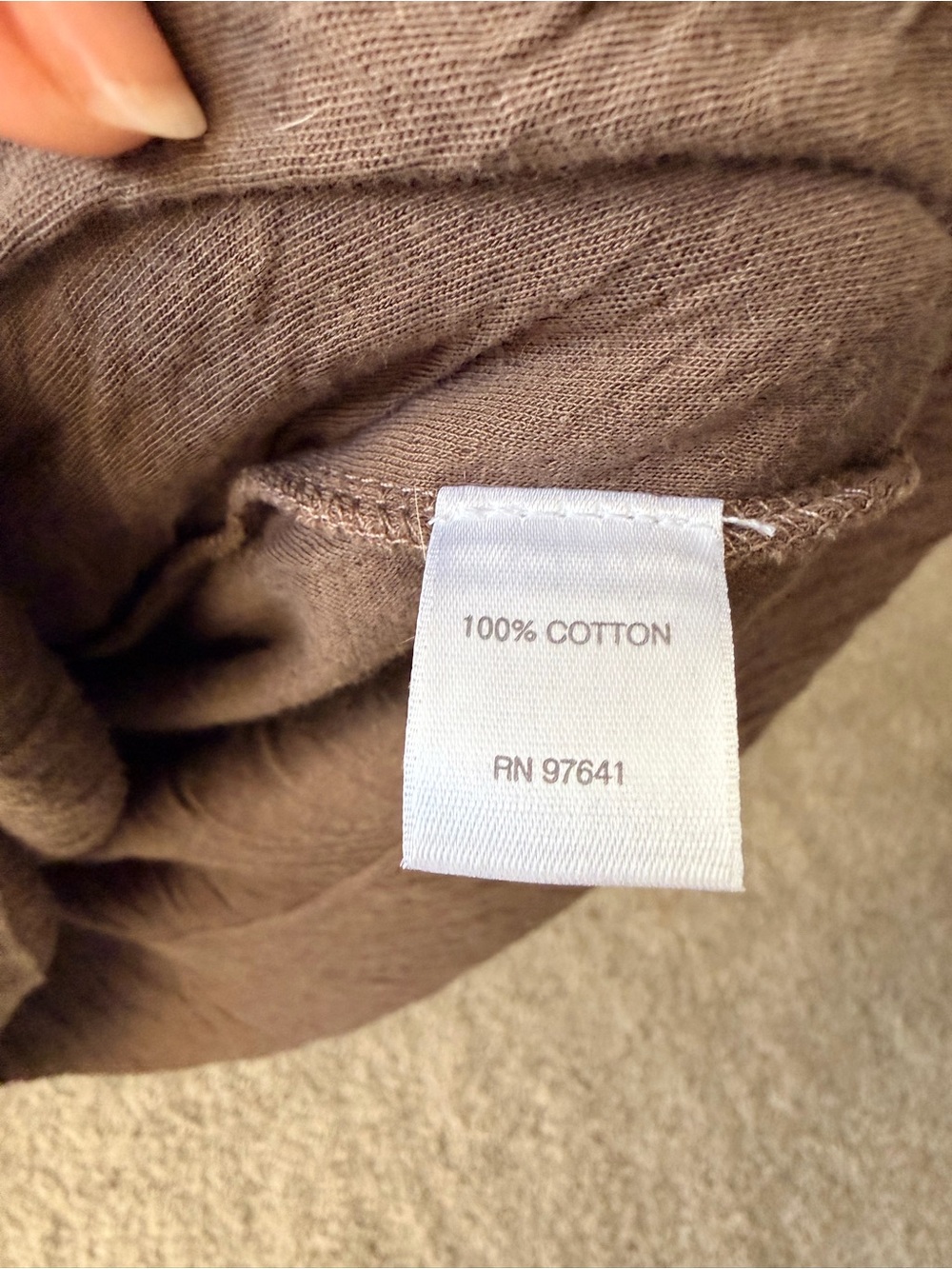 Pure Jill J.Jill Brown Textured Cotton Midi Dress Pockets M - Picture 3 of 8